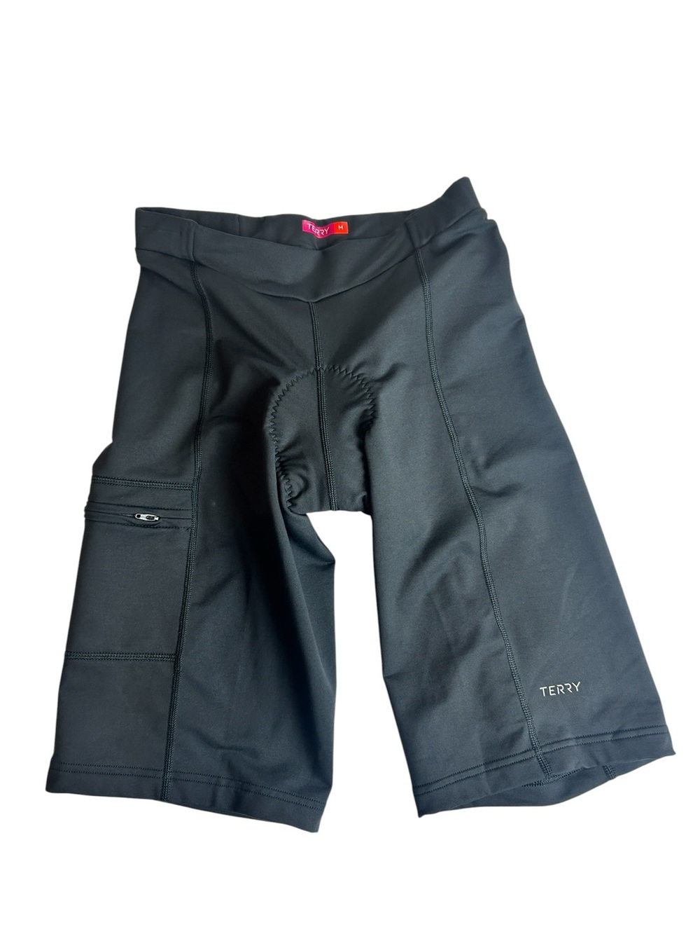 Terry Precision Cycling Shorts Medium Black Padded Long Bike Shorts Bicycle